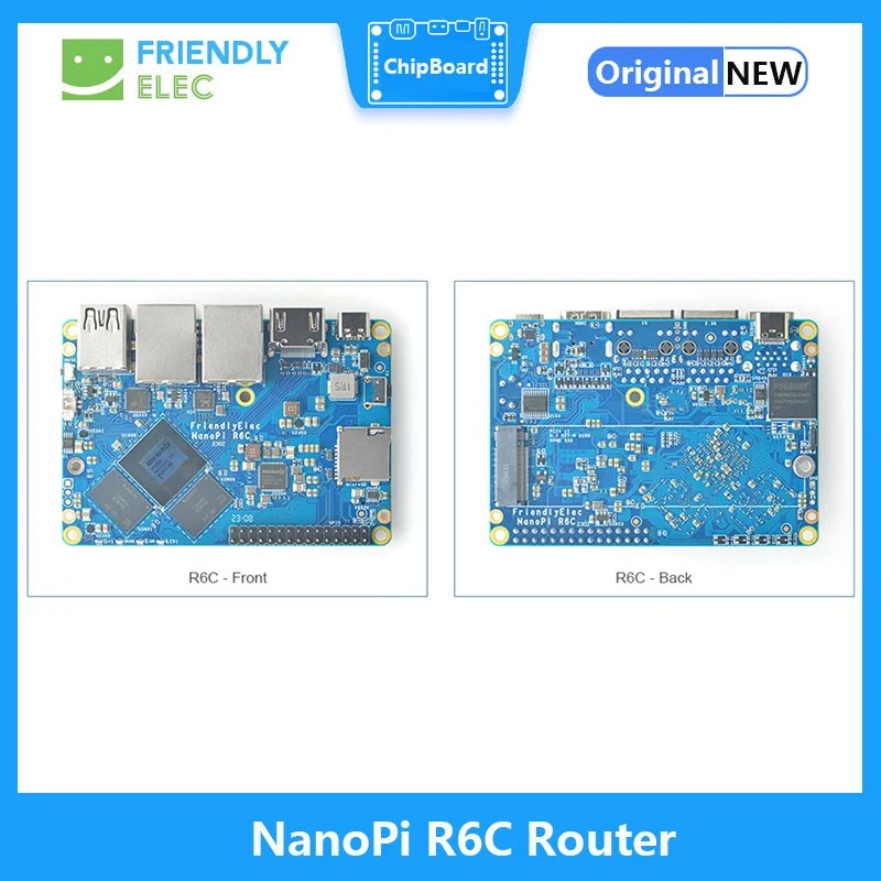 NanoPi R6C , 4GB, 8GB RAM, 32GB eMMC Ĩ, RK3588S, A76, A55,  2.5G ̴, HDMI2, , Openwrt, ,  
