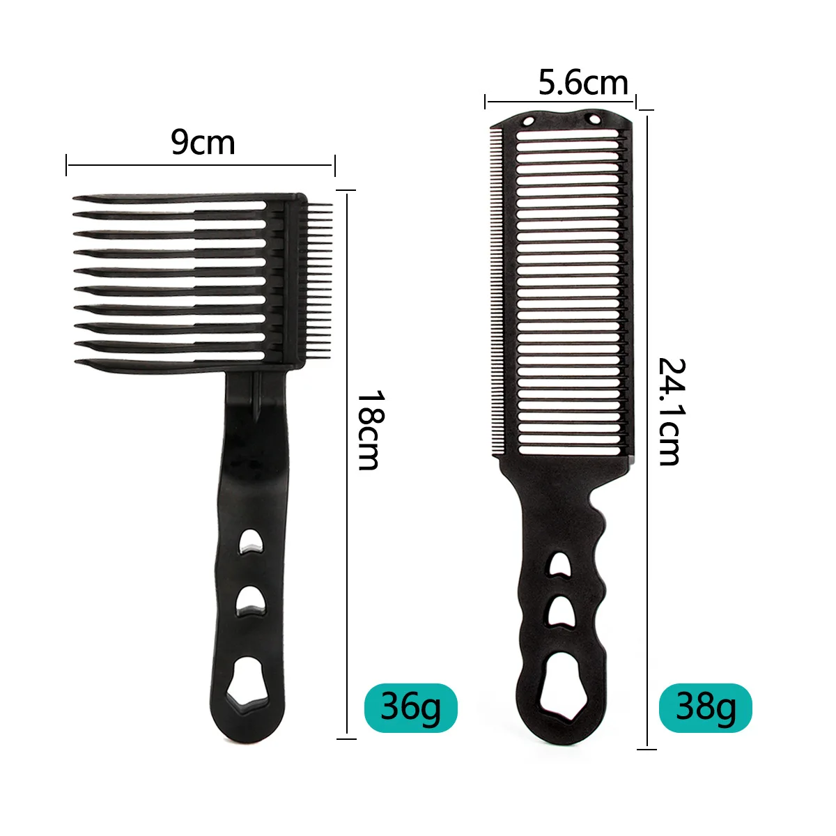 

Short Hair Barber Comb Men's Flat Head Haircut Combs Hair Salon Hairdresser Clipper Hairbrush Barber Shop Styling Tools Y1227