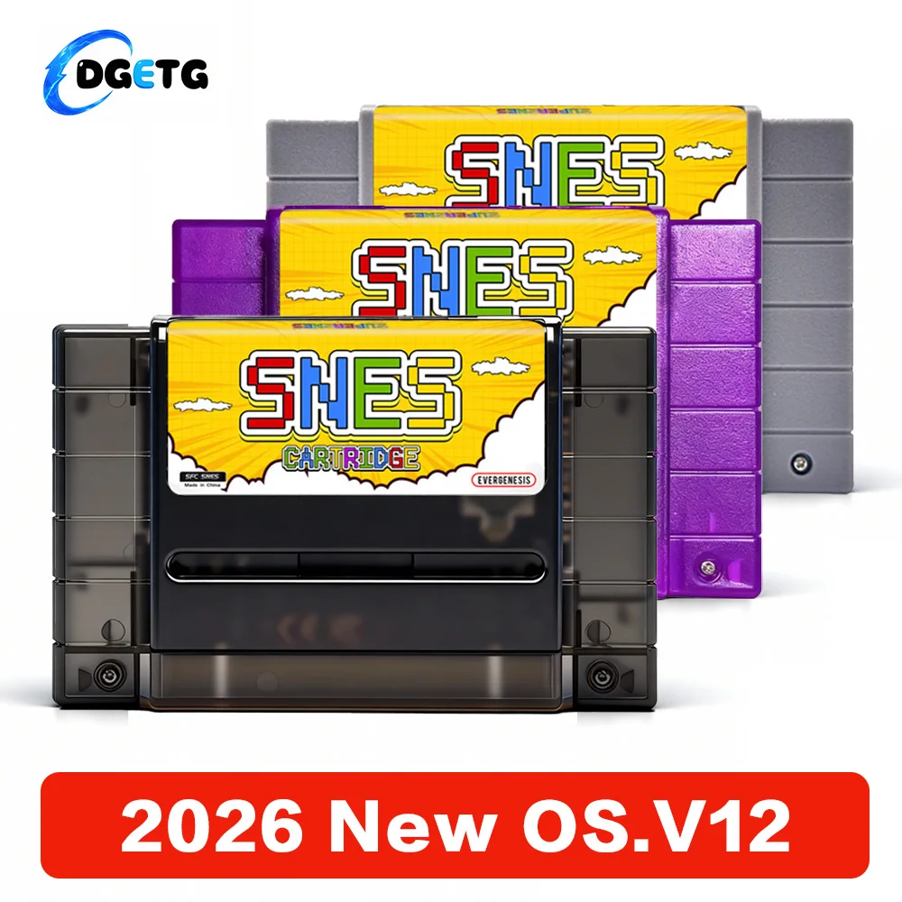 2026 V12 3000 in 1 SNES 게임 카드 8GB TF 카드 포함 SFC 게임 카트리지 SFC 슈퍼 패미컴 미국 게임 콘솔 게임 액세서리