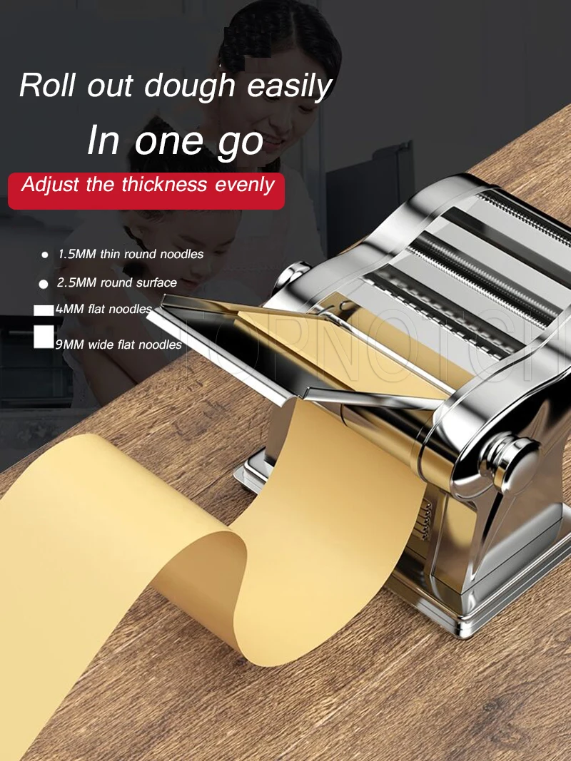 Description Picture 5 of item220V Commercial Kneading Machine Dough Sheeter Electric Pasta Maker Home Doughing Mixer Noodles Press Roller Dumpling Wrappers