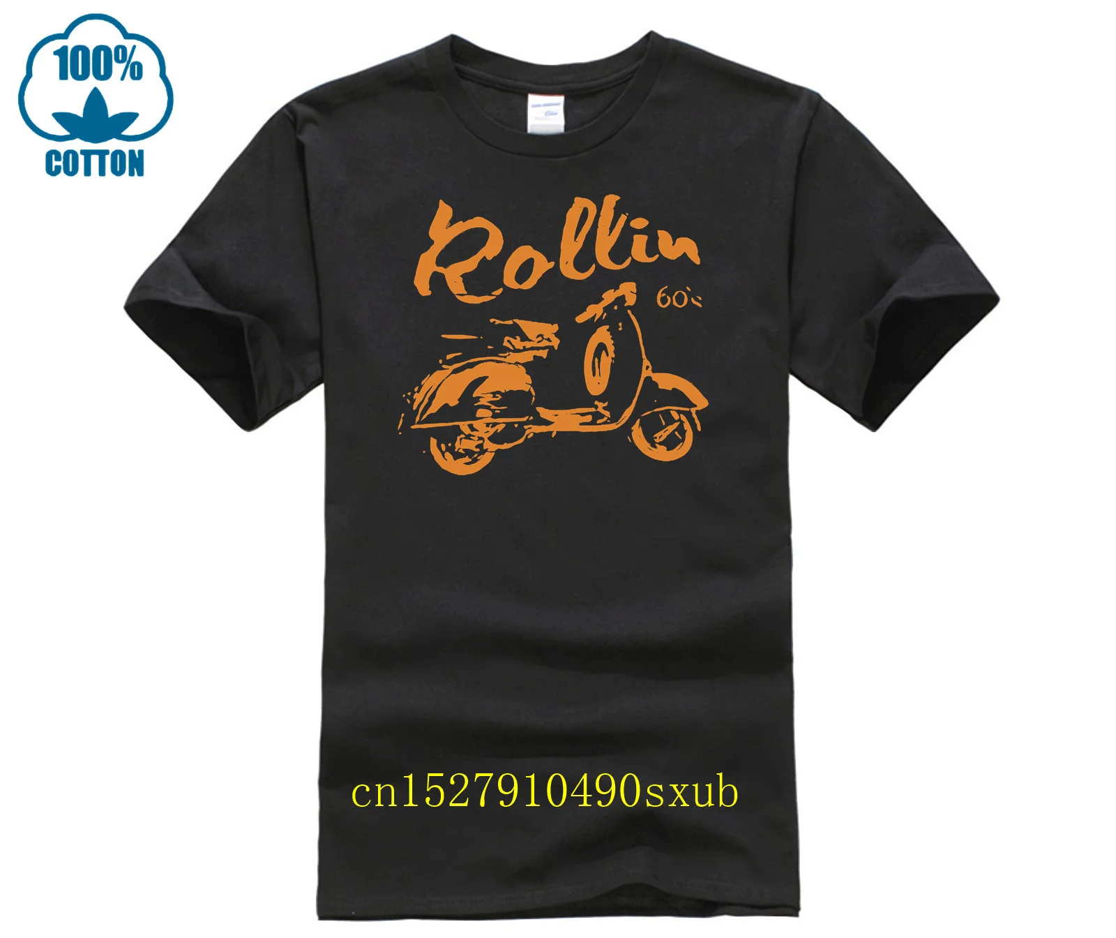 Maglietta Kult Herren Mit Retro Vespa Scooter Way Vintage Motor Roller Shirt