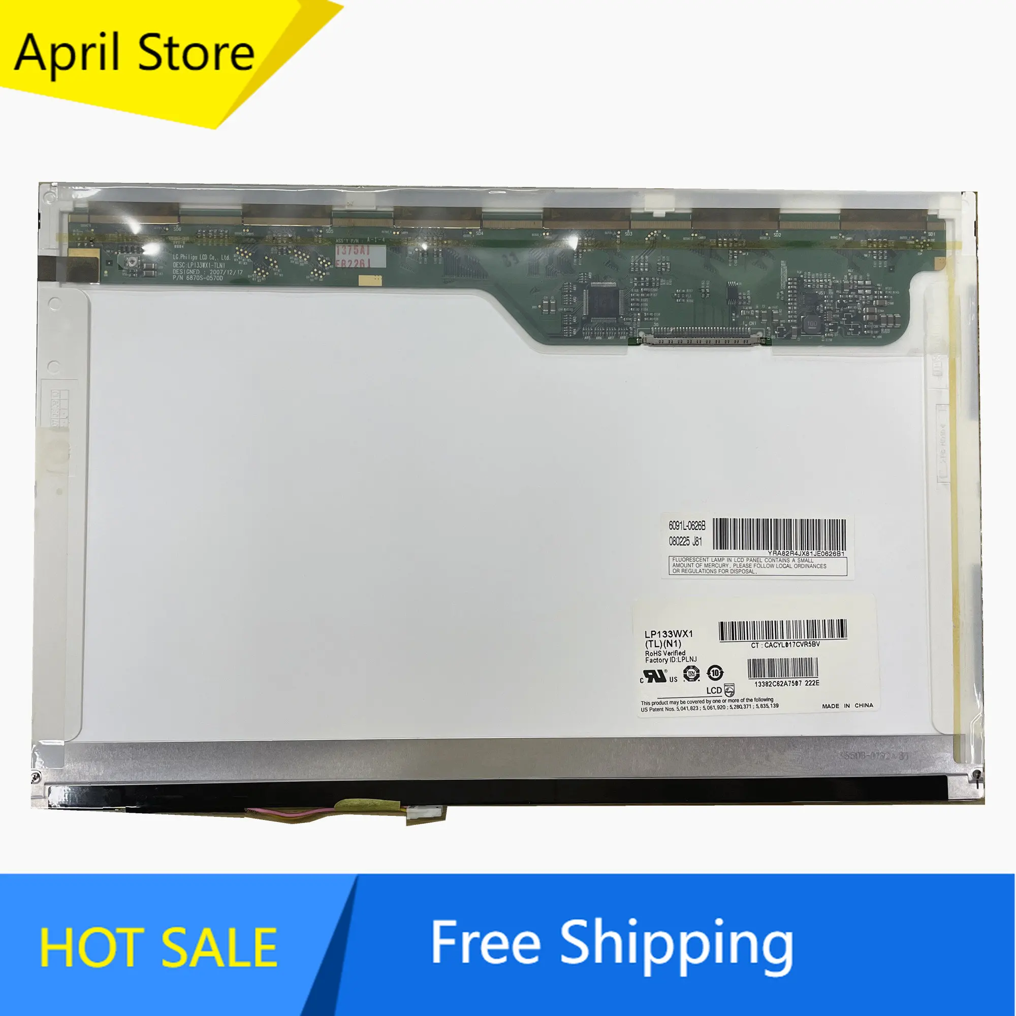 

LP133WX1-TLN1 LP133WX1-TLN2 13,3 ''ЖК-экран для ноутбука 1280*800 LVDS 30 PINS