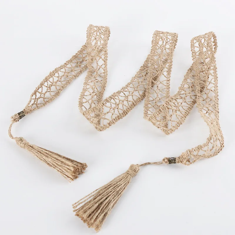 170cm Women Waistband Belt Thin Belt Simple Decoration Tie with Dress Long Waist Rope Knotted Vintage Dresses String Waist Chain