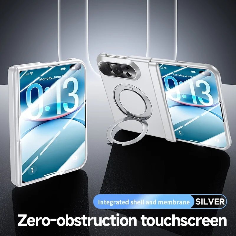 360 Magnetic Bracket Shell Membrane Shockproof Phone Case