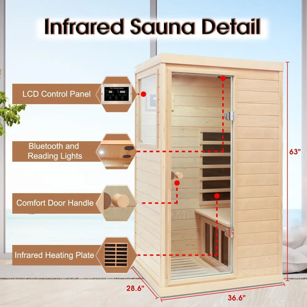 1-Person Infrared Home Sauna 2