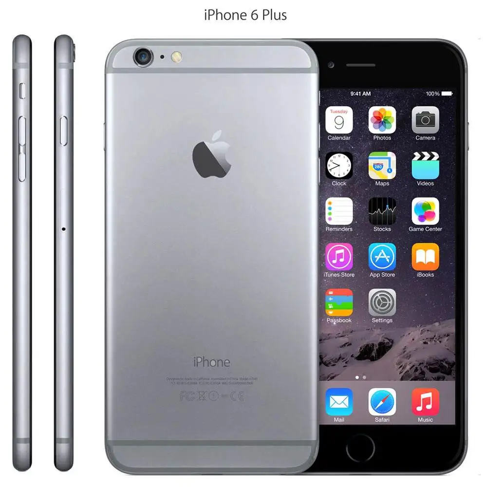 Apple-iPhone 6 plusスマートフォン,16 GB, 64 GB, 128GB rom,デュアル 