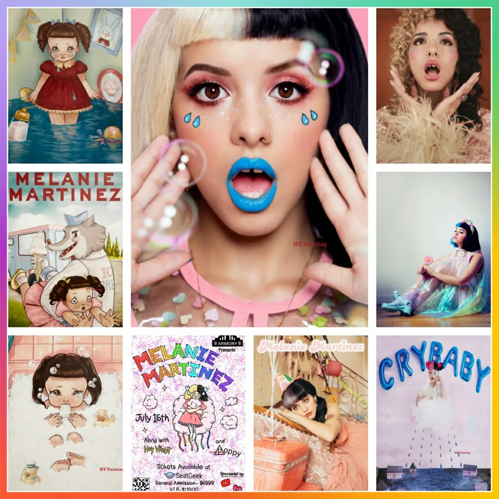 Melanie Martinez Singer Crybaby 5D DIY Art Diamond Painting Puzzle Full Cross Stitch Mosaic Embroidery Garden Decor Adult Gift
