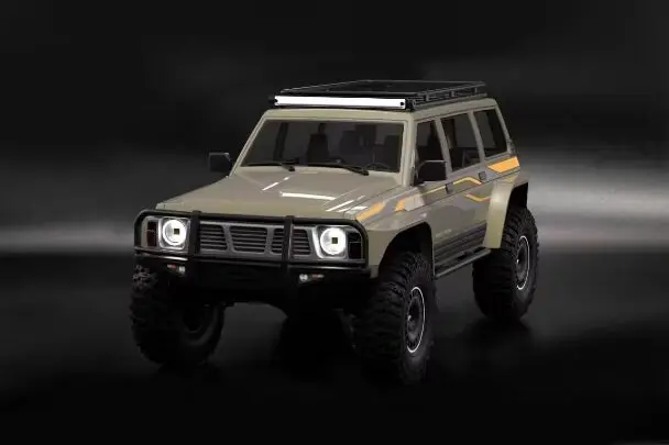 New Yikong Yk4107 1/10 Simulation Tule Remote Control Car 4wd Dual