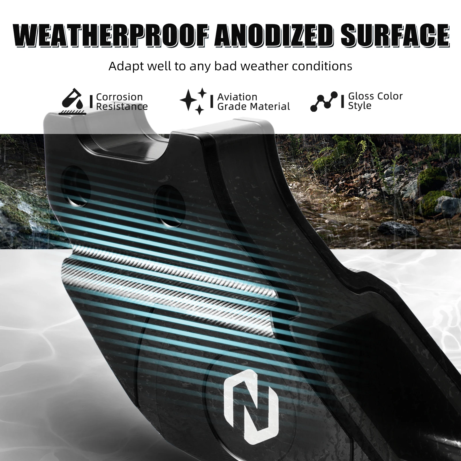 NICECNC Für Yamaha Blaster 200 Kettenführung Stützschieber ATV YFS200 1988–2006 Warrior 350 Raptor 350 38 W-22199-00-00 – Detail 8