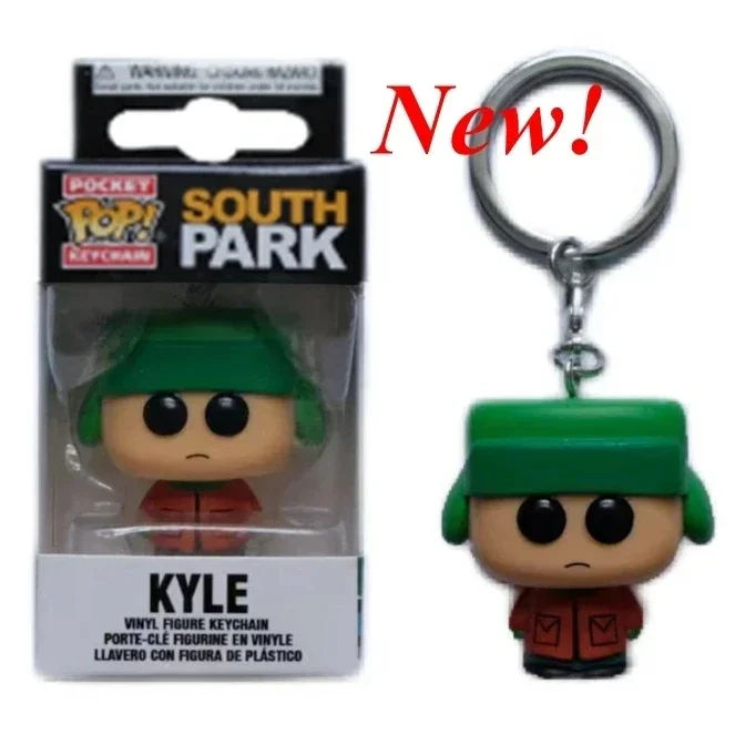thumbnail image 1 of FUNKO Pocket Pop Keychains South Park Series ZOMBIE KENNY MYSTERION Stan with box Keychain Action Figure Toy for Decoration Gift, 1 of 5