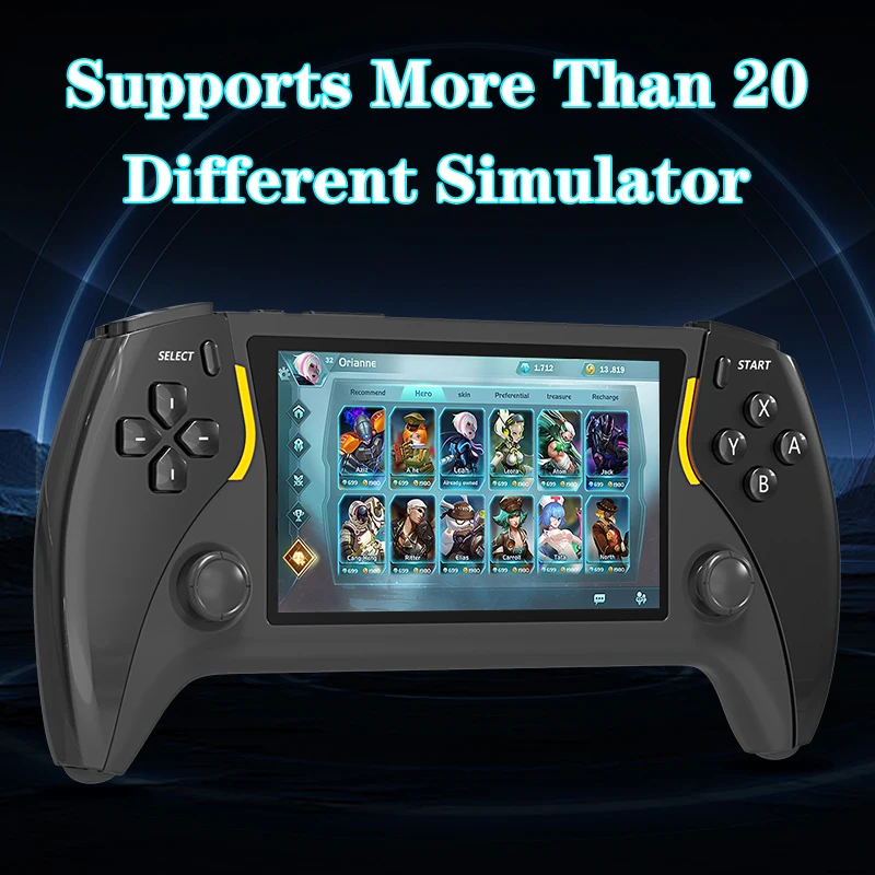 Coopreme Project X Pro 64G Portable Pocket Video Game Console 4.3” IPS Screen High-Defintion IPS Screenhandheld Game Console view 3