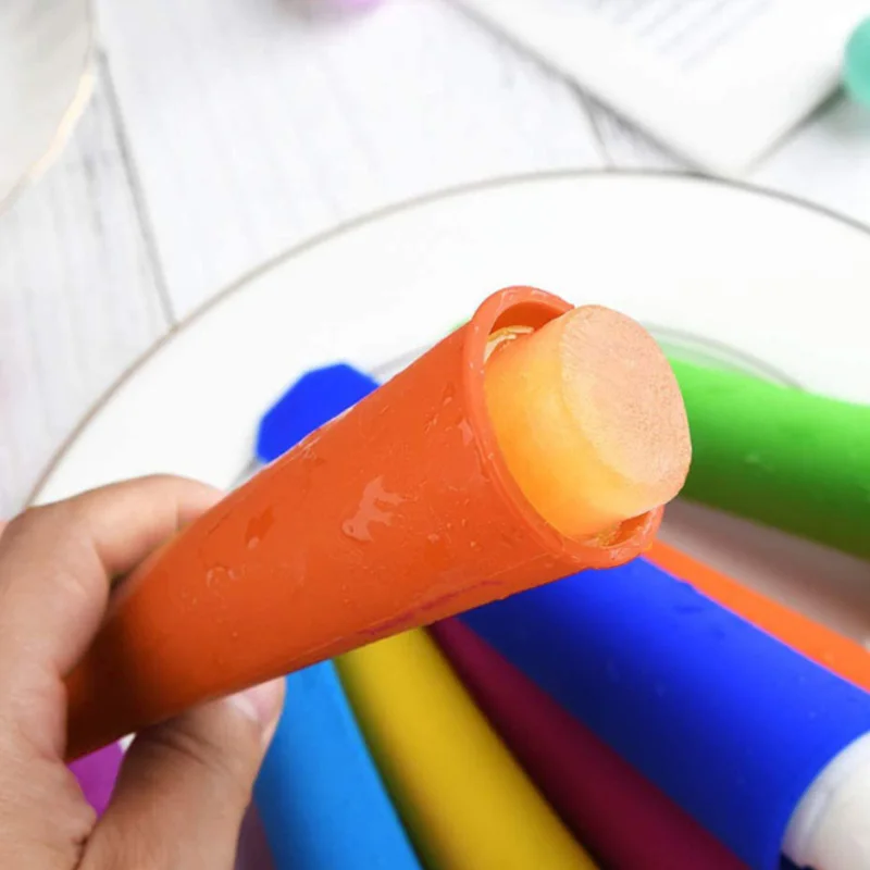 1PcsIcePopMoldFoodGradeSiliconeFrozenPopsicleMakersIceLolly