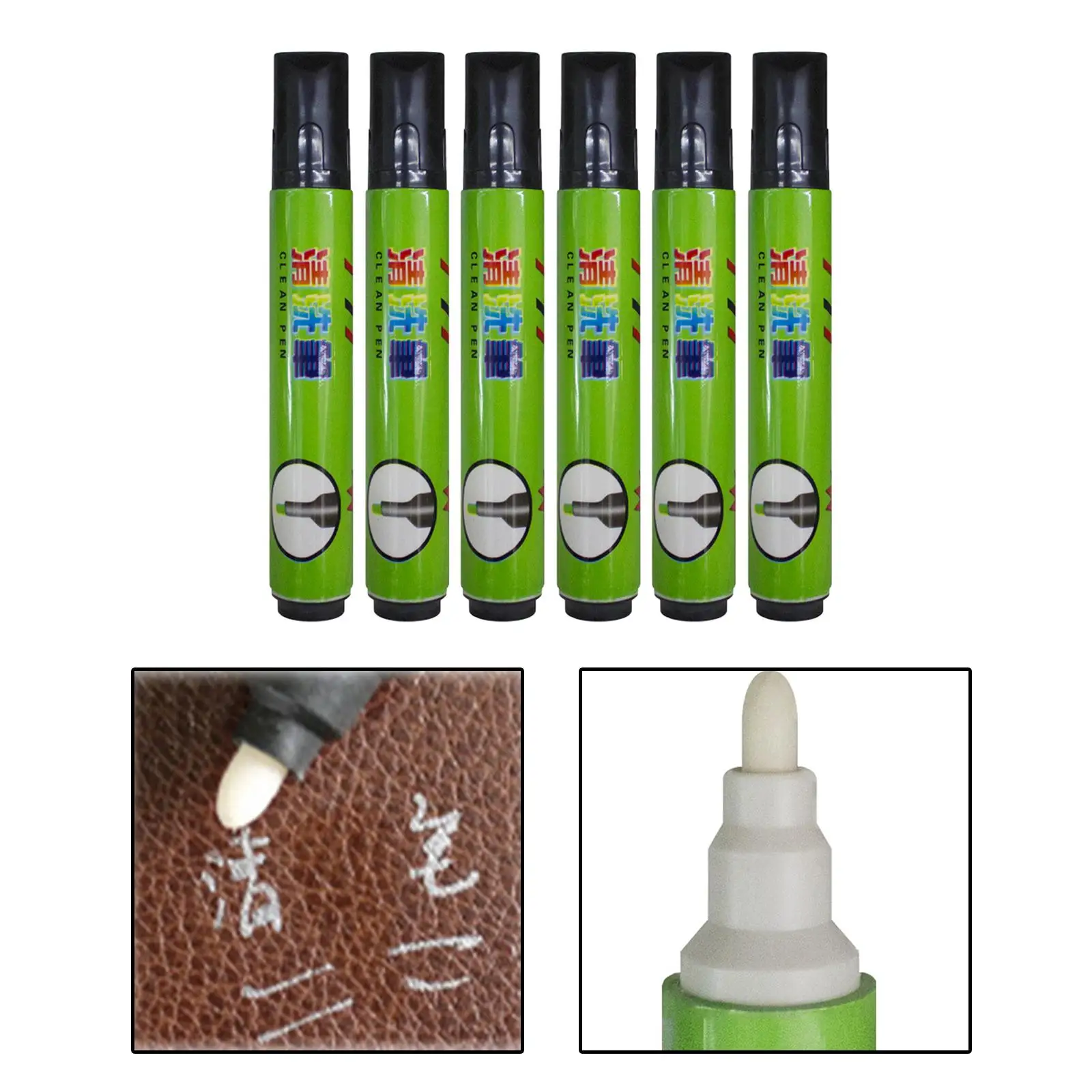 5x Premium Midsole Marker Cleaning Pen Special Clean Big Capacity Silver Pen for Leather Mark PU Cleaning Marker Factory Fabric