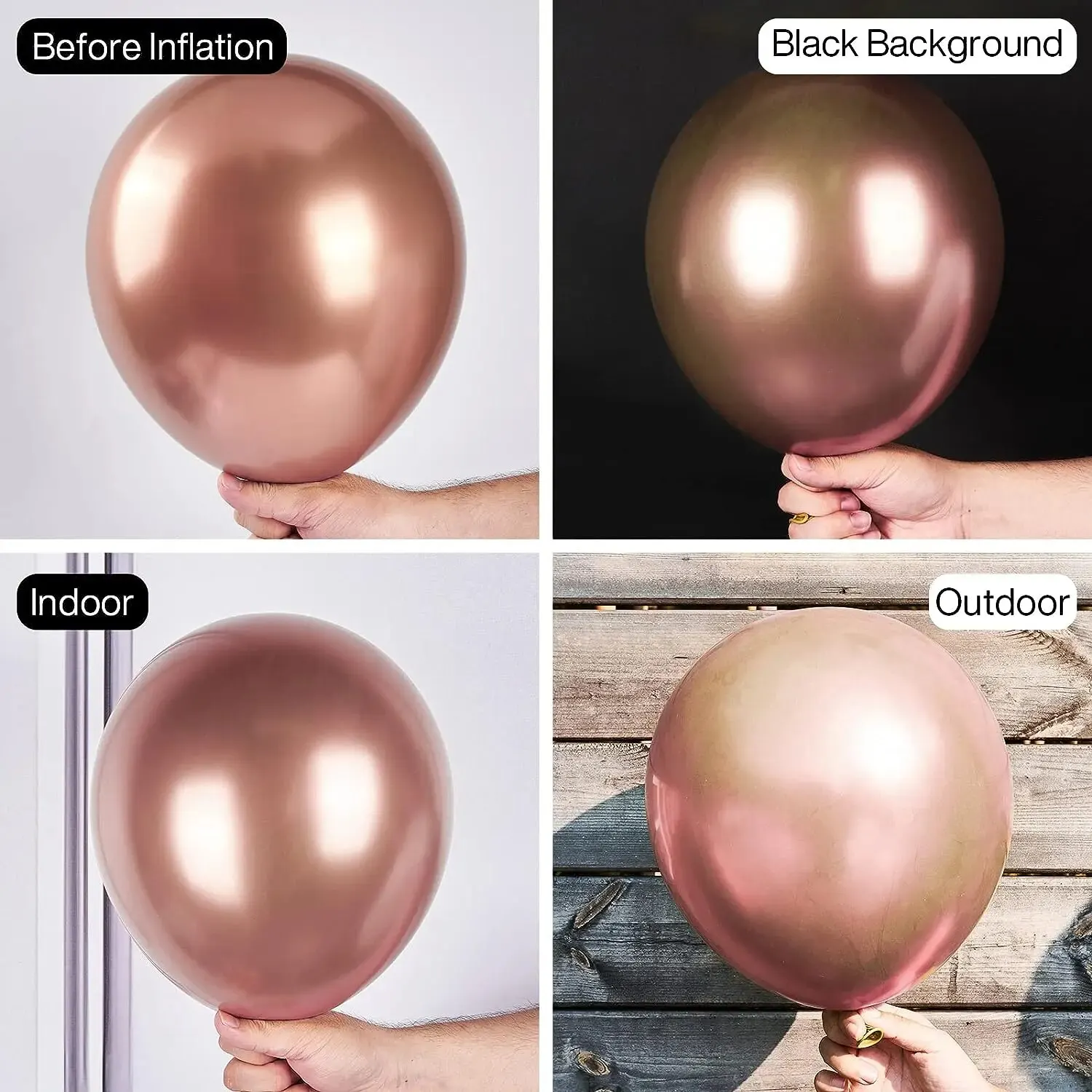 Latex Balloons 20pcs Metallic Confetti Balloons Party For Birthday Weddings Anniversary Valentine's Day Party Decorations