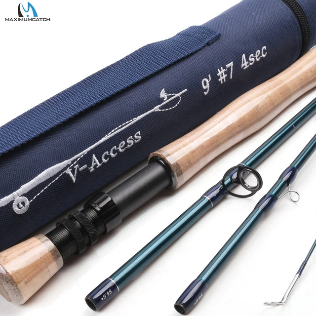 Fly Fishing Rod Tube Cordura/Carbon/Aluminum Rod Case For 9FT/10FT 4Sec  Rods