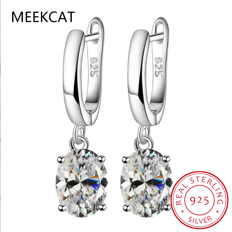 Owalny krój prawdziwy naturalny żółty cytryn 925 srebro stadniny kolczyki dla kobiet moda biżuteria z kamieni szlachetnych