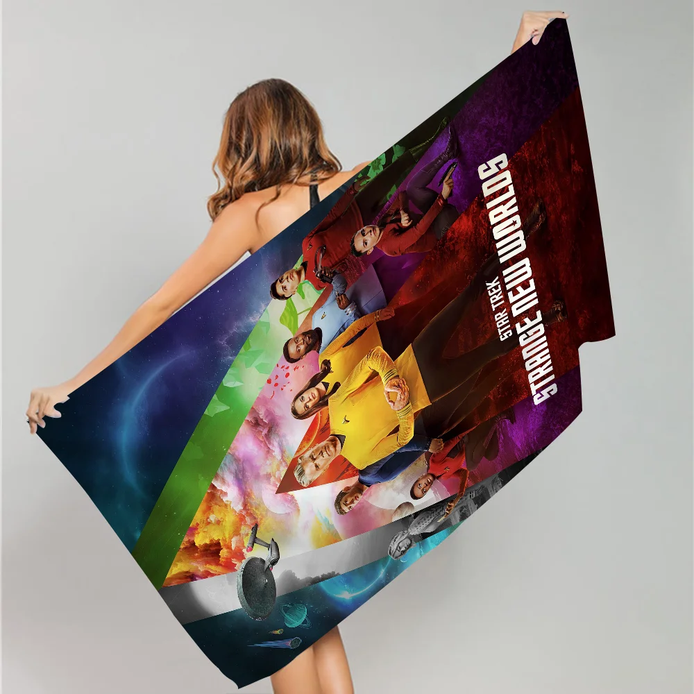 TV S-Star T-Trek Microfiber Beach Towel Absorbent Quick Dry Soft Yoga Swimming Resort Mountain Climbing Towel 6