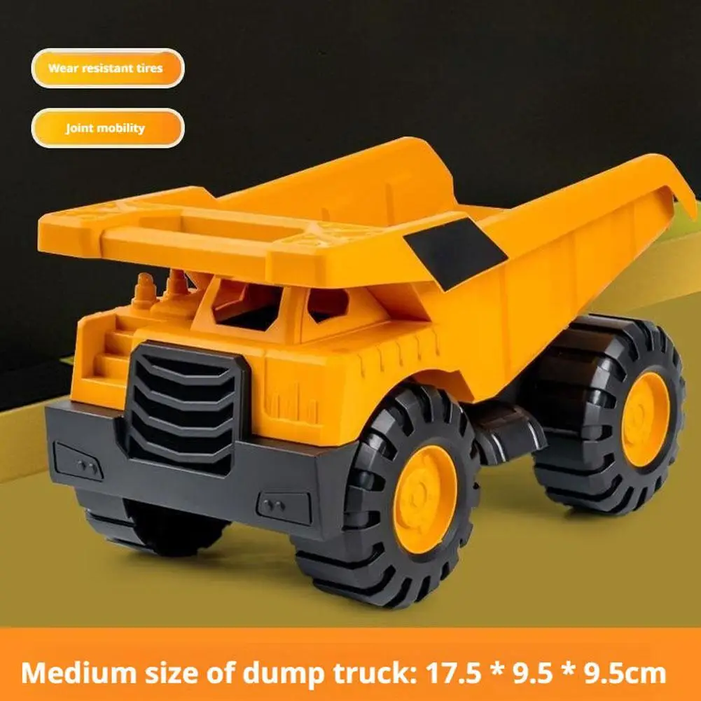 Excavator Dump Truck Model Toy Engineering Vehicle Set Construction Fleet Toddler Early Education Construction Vehicles Toys - 6