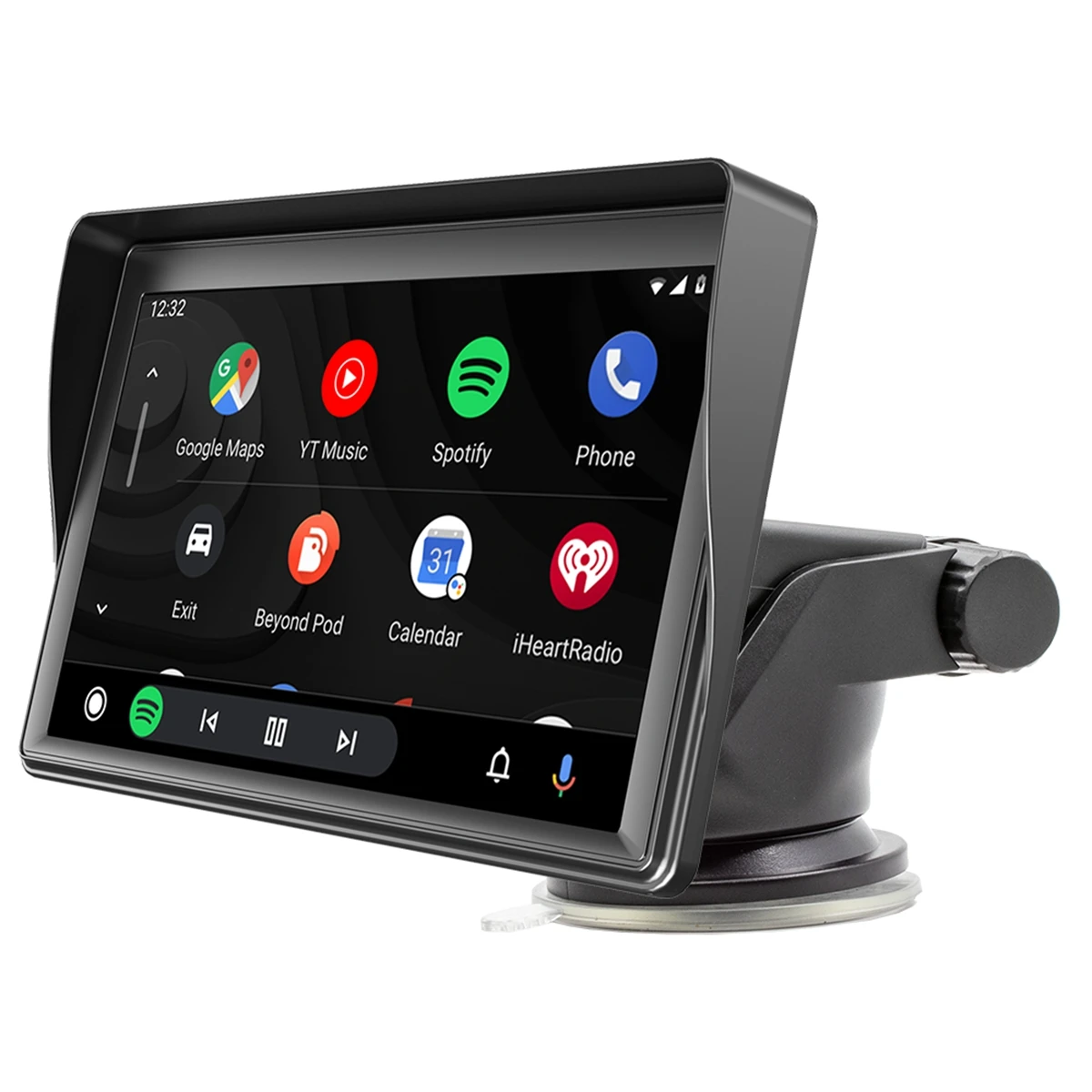 7''Car MP5 Bluetooth 5.0 GPS Navigation Mirrorlink WiFi with Carplay Android Auto Portable Stereo Radio for Automobile