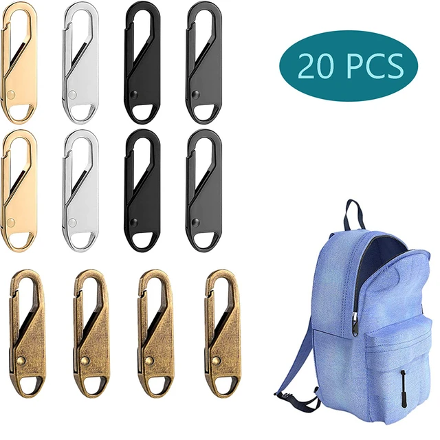 Tool-Free Detachable Stylish Zipper Pull Universal Zipper Puller Instant  Zipper Repair Kits For Suitcase Backpack coats Zipper