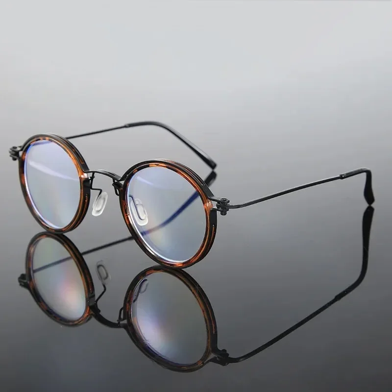 

Vintage Round Metal Frame Anti Blue Light Blocking Glasses Women Men Fashion Optical Myopia Eyewear Reading Computer Eyeglasses