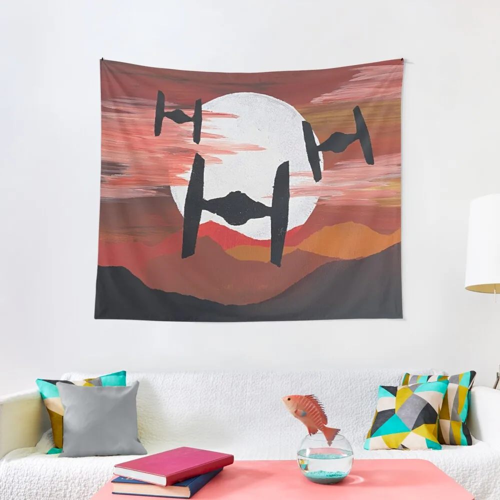 

Tie Fighter Incoming Tapestry Luxury Living Room Decoration