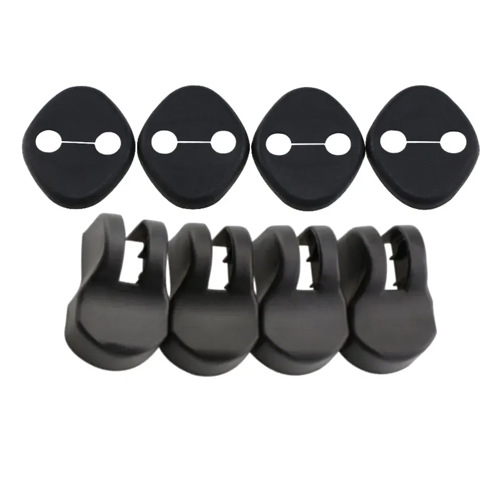 Durable Car Door Lock Covers - 4Pcs ABS Protector Accessories