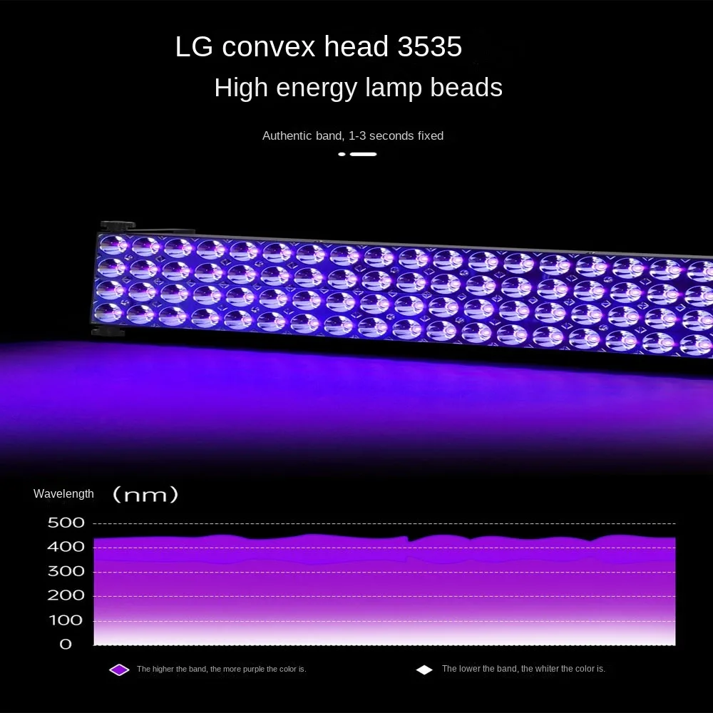 LED UV 젤 경화 램프 405nm 365nm 395nm 무영광 접착제 레진 솔더 그린 오일 3D 프린팅 PCB 보드 잉크 스크린 인쇄 경화