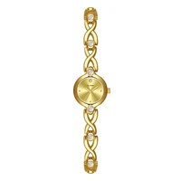 Alveria Gold Women Bracelet Watch