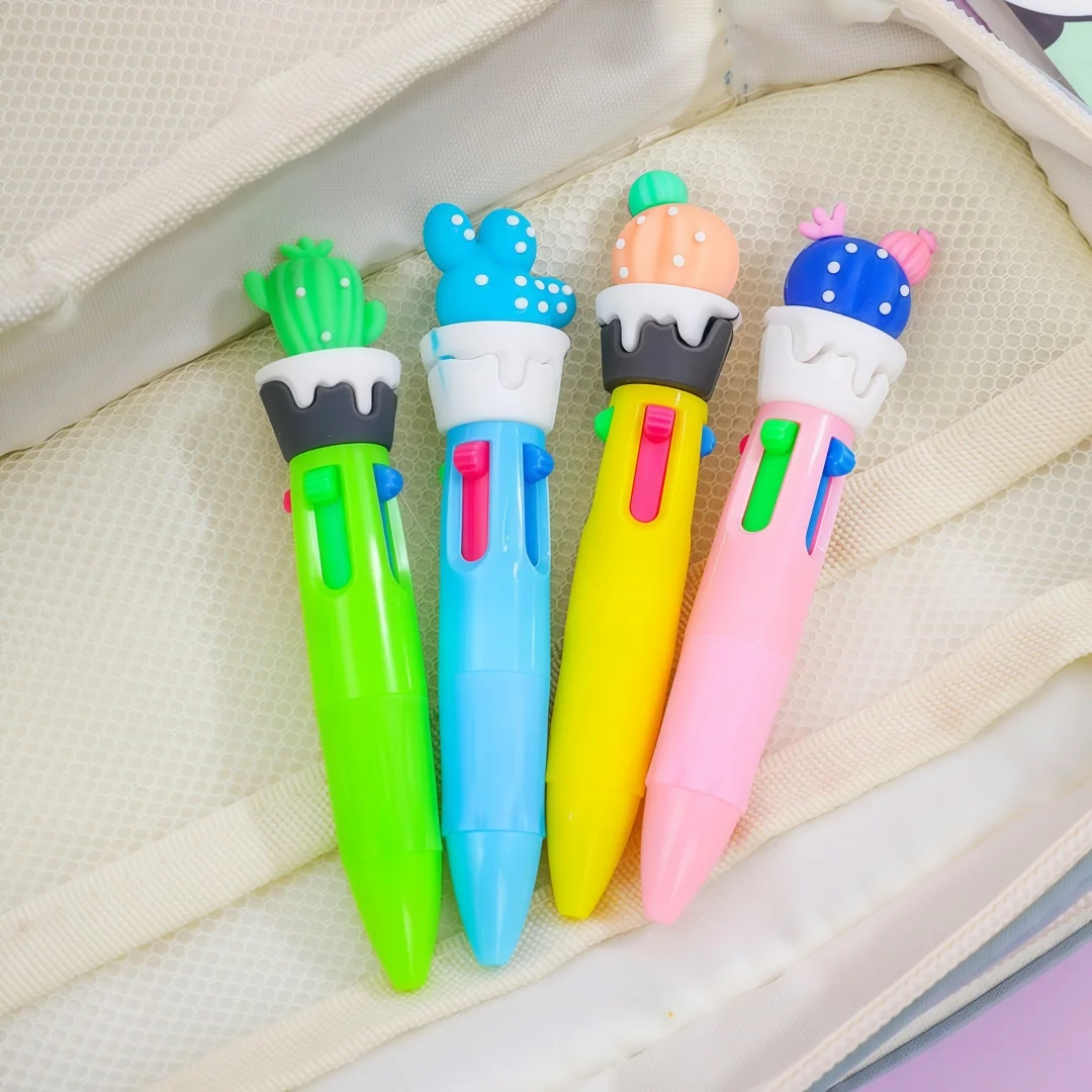 Mini Multi-Color Ballpoint Pen Set - Eco-Friendly and Cute Stationery Gift