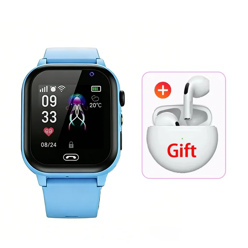 ساعة ذكية للأطفال 5G GPS موقع مكالمة فيديو بطاقة S...