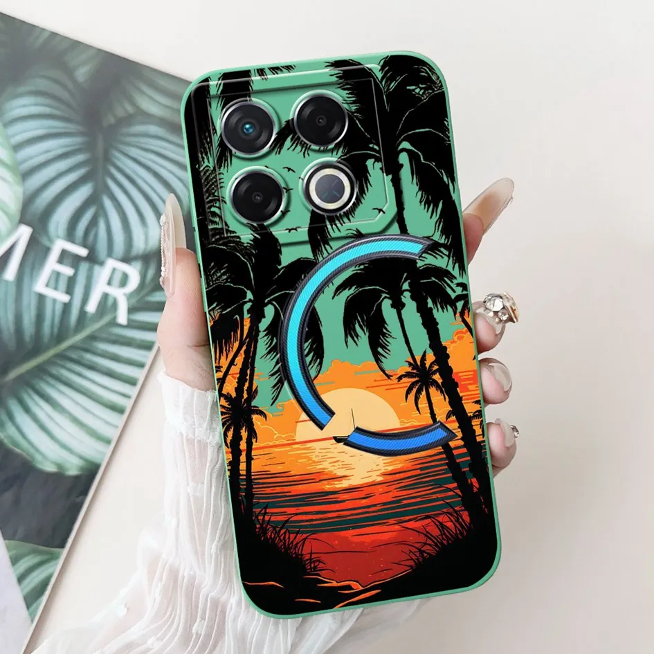Shockproof Fashion Pattern Soft Silicone Matte Phone Case