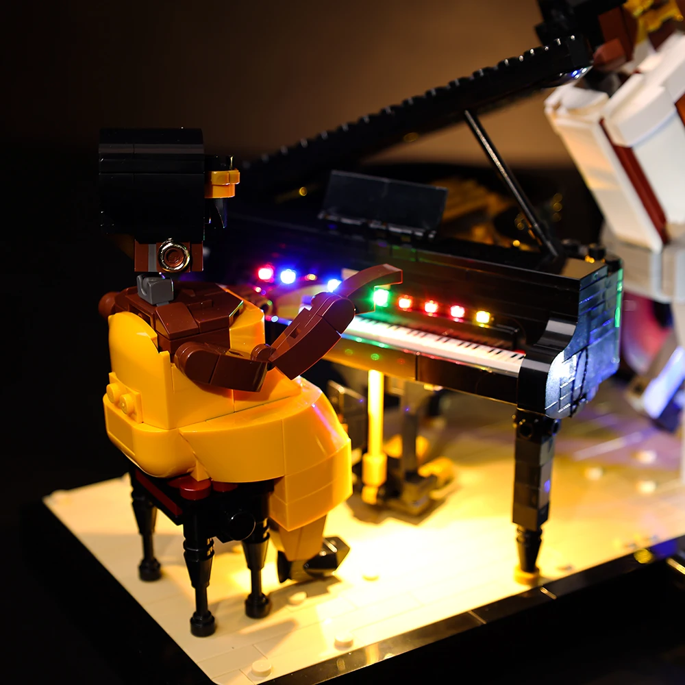 LED-Lichtset für Jazz Quartet 21334 Bausteine DIY Kinder Bildung Spielzeug Set (Blöcke nicht im Lieferumfang enthalten) – Detail 7