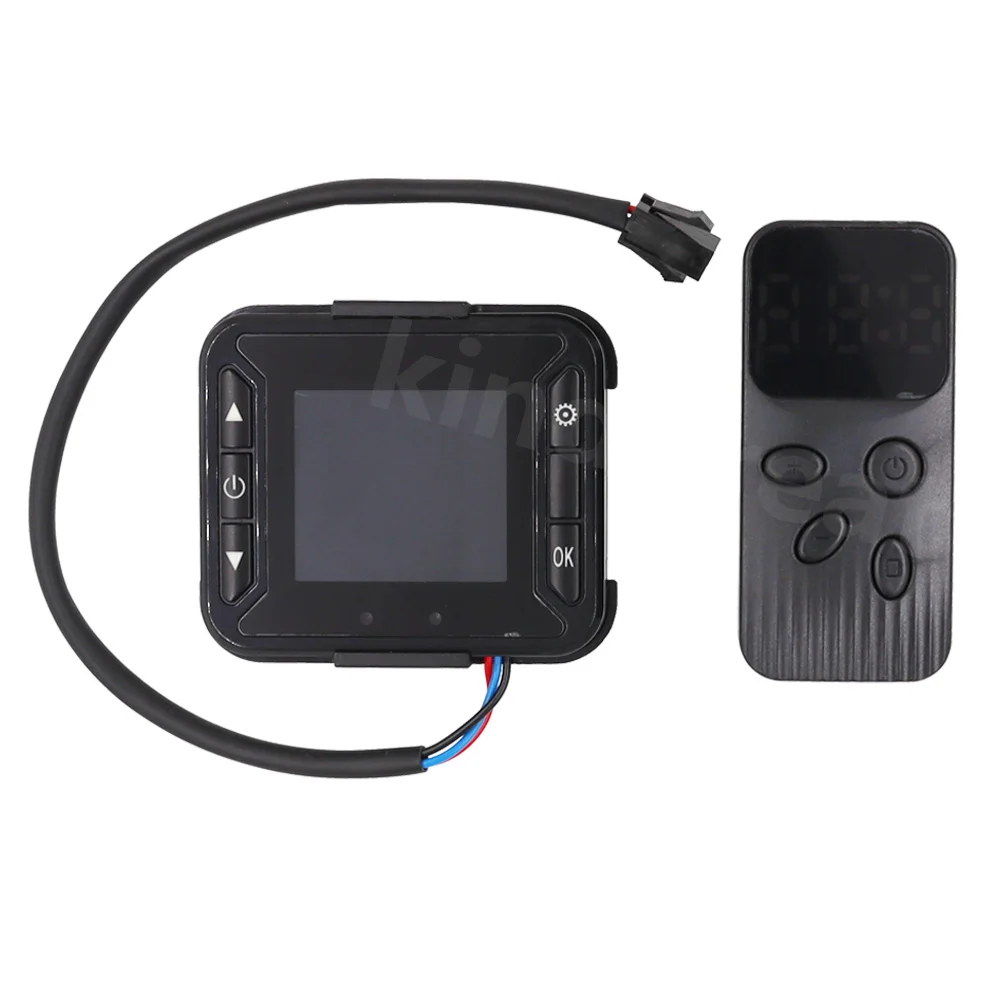 6KW 12V 24V Diesel Coolant Parking Heater Controller LCD Switch For RV Car Boat Caravan