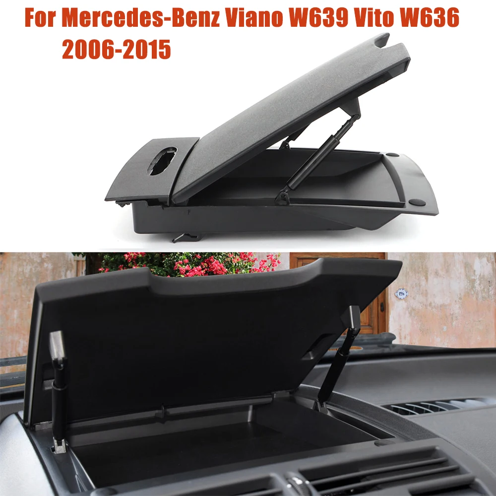 

Для Mercedes-Benz Viano W639 Vito W636 2006-2015 2010 2011 Коробка для хранения приборной панели автомобиля центральная консоль перчаточный ящик верхняя коробка для хранения