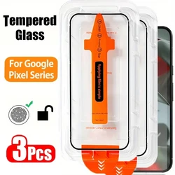 Premium Screen Protector Kit - Toughened Glass, No Dust Bubbles, Easy Application (3 - Pack) - Google Pixel 8 Pro