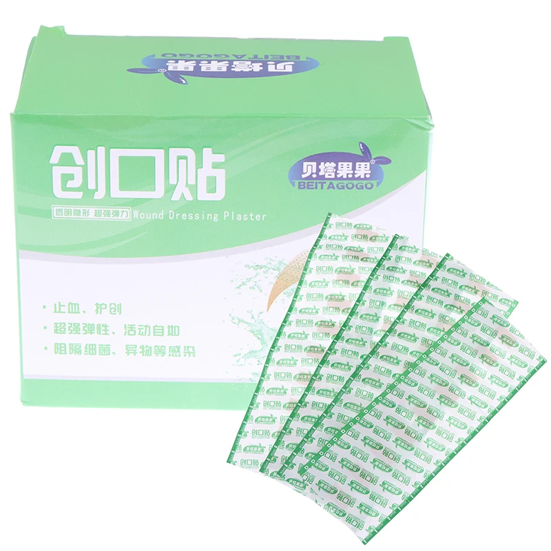 

160 pcs/lot Waterproof Band-Aid Transparent Sterile Wound Dressing Band-aids Invisible Anti Grinding feet Tape Bandages