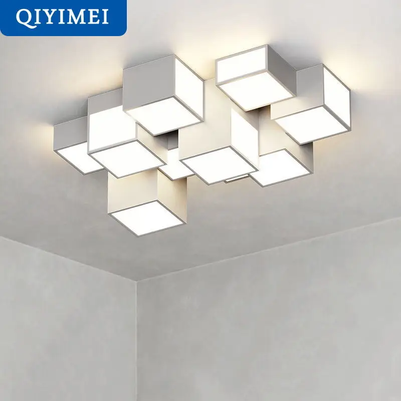 LED Chandeliers Minimalist Combination Living Room Lamp Indoor Lighting Light Fixture Kitchen Lustre Lamp Ceiling Chandelier