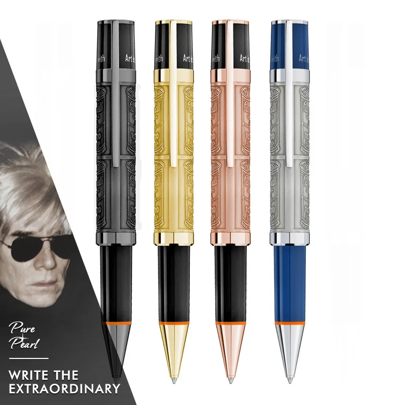 PPS Special Edition Andy Warhol Classic MB Ballpoint Pen Embossed Barrel Write Smooth Luxury School Office Monte Stationery