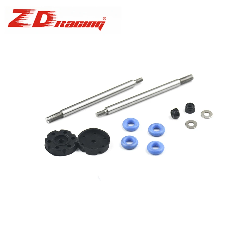 ZD Racing EX07 1/7 Scale RC Car Parts - Front CVD Dog Bone (Part #8538), Metal, 2-Pack - View #3
