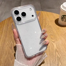 Luxury Fashion Bling Glitter Acrylic Shockproof Phone Case - iPhone 18 Pro (Clear)