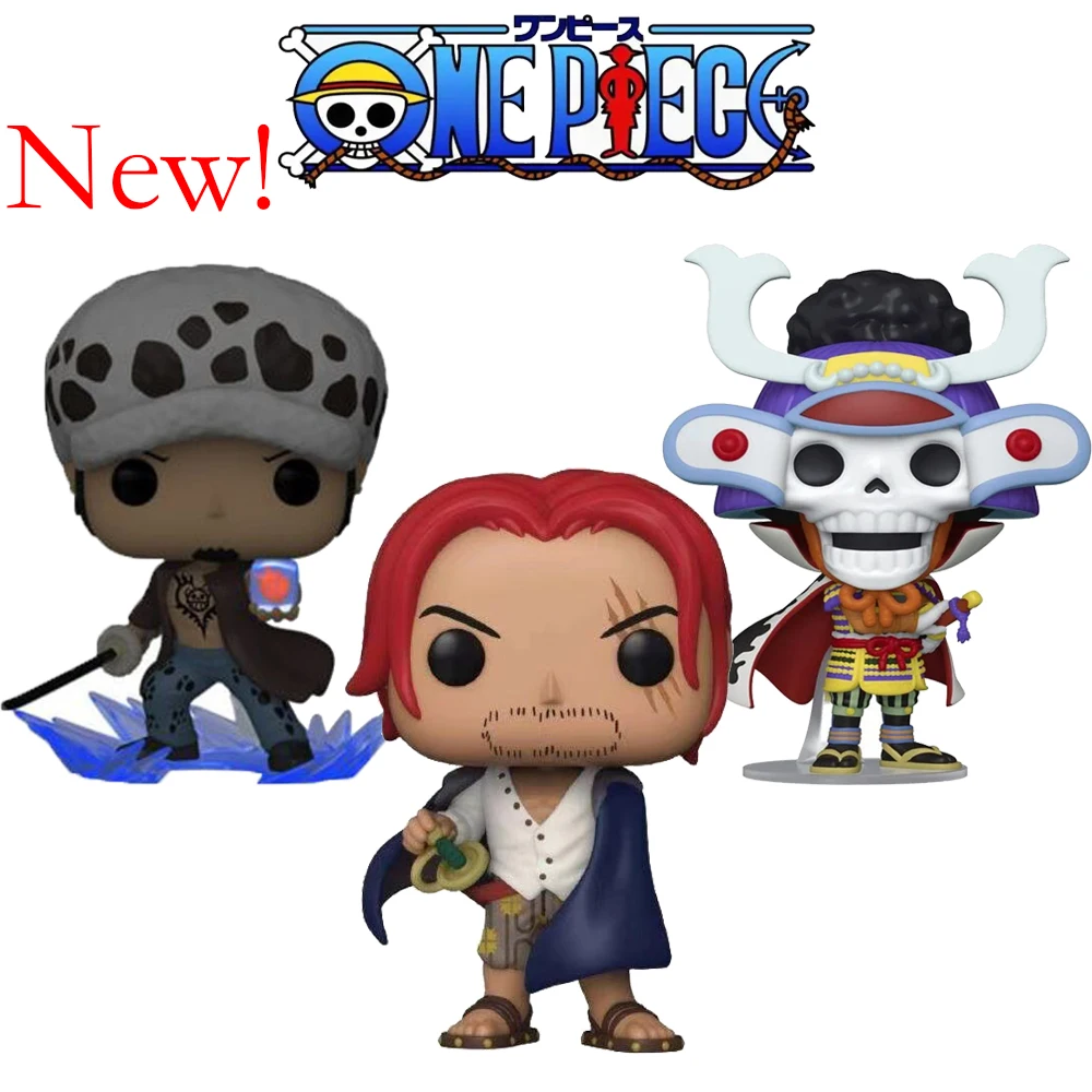 

New One Piece Shanks 939 Brook 1129 Samurai Anime Figure Model Car Decoration Collection Children's Toy Birthday Gift