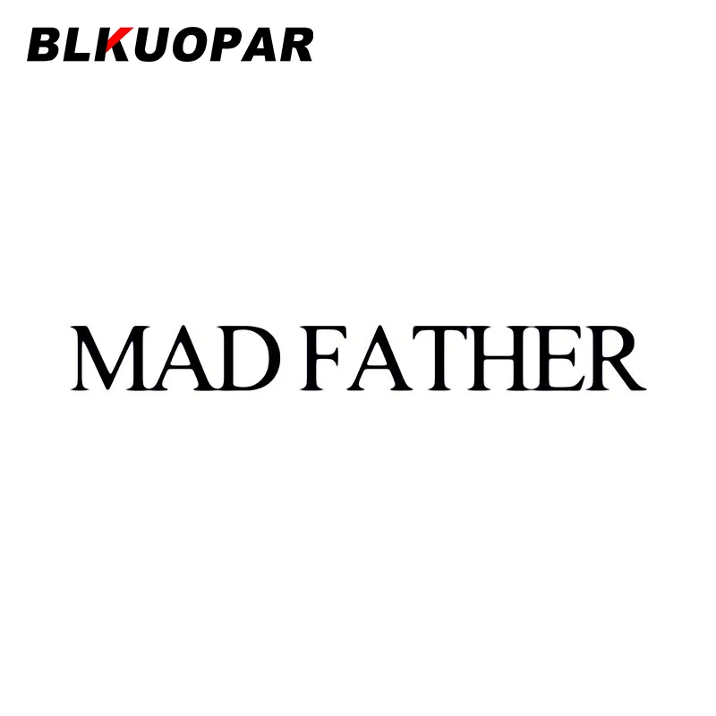 

BLKUOPAR Mad Father Game Car Stickers Vinyl Creative Decal Scratch-Proof Sunscreen Trunk Refrigerator Decoration Car Accessories