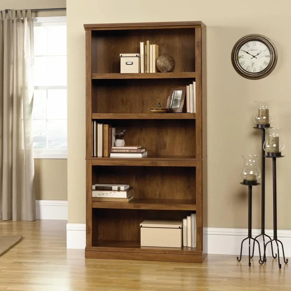 

Book Shelf Miscellaneous Storage 5 Split Bookcase/Book Shelf Bookshelf Oiled Oak Finish Librero Locker Shelves Living Room Home