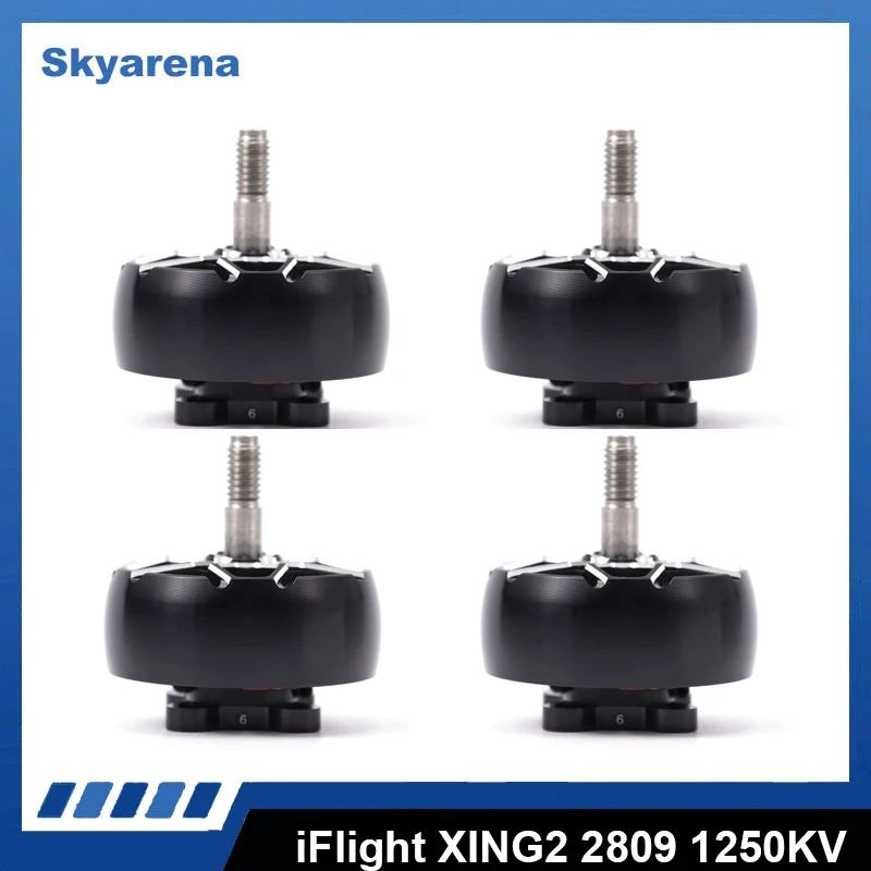 

4PCS IFlight XING2 2809 1250KV Brushless Motor 4-6S Upgraded for Taurus X8 HD RC Multirotor FPV Cinelifter Drone DIY Parts