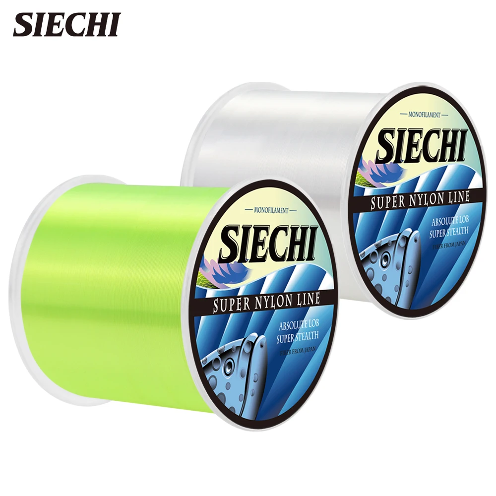 SIECHI 500M 1000M Fishing Line Nylon Coating Leader Lure Fluorocarbon Line 0.16-0.5mm 4.4-28.6LB Japan Fishing Accessories 2