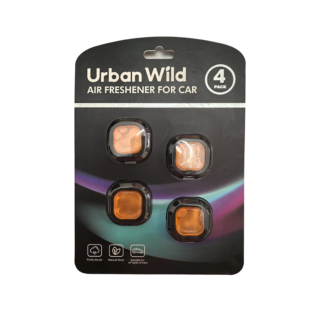 4-Pack Car Air Vent Fresheners with Long-lasting Aroma and Powerful Odor Elimination