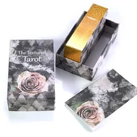 The Textured Tarot 78 Card Tarot Deck With Booklet Gilded Edge Origin Size 12x7 Size Standard 78 Cards And Is Fully Illustrated 1
