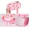 Carrying Case For Nintendo Switch Ns/Switch OLED Model，Hard portable travel case suitable  strawberry themed switch accessories 6