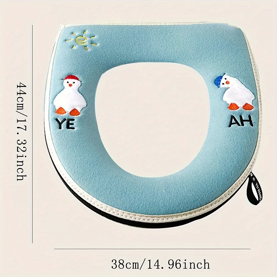 toilet seat cushion household plush toilet cushion cover all season universal plush seat ring cushion 1PC